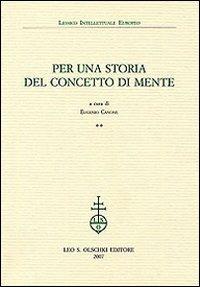 Per una storia del concetto di mente. Vol. 2 - copertina