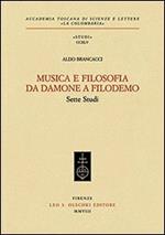 Musica e filosofia da Damone a Filodemo. Sette studi