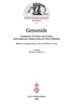 Gersonide. Commento al «Cantico dei cantici» nella traduzione ebraico-latina di Flavio Mitridate