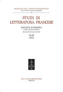 Image of Studi di letteratura francese (2018). Vol. 63