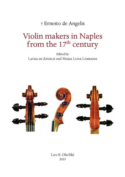 Violin makers in Naples-Italy from the 17th Century - Ernesto De Angelis - copertina