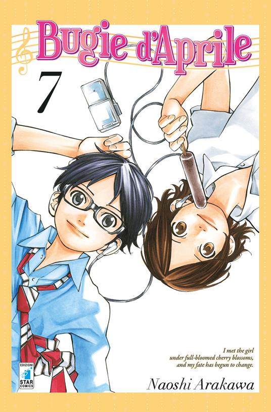 Bugie d'aprile. Vol. 7 - Naoshi Arakawa - copertina