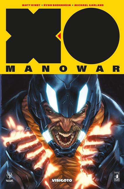 X-O Manowar. Nuova serie. Vol. 4: Visigoto - Matt Kindt - copertina