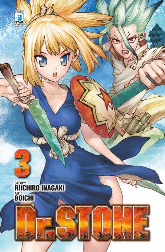 Dr. Stone. Vol. 3 - Riichiro Inagaki - copertina