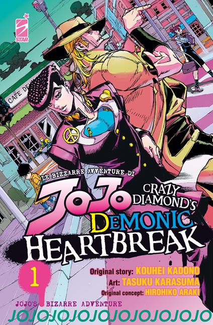 Crazy diamond's demonic heartbreak. Le bizzarre avventure di Jojo. Vol. 1 - Hirohiko Araki,Kohei Kadono - copertina