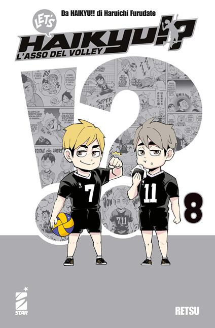 Let's haikyu!? L'asso del volley. Vol. 8 - Haruichi Furudate - copertina