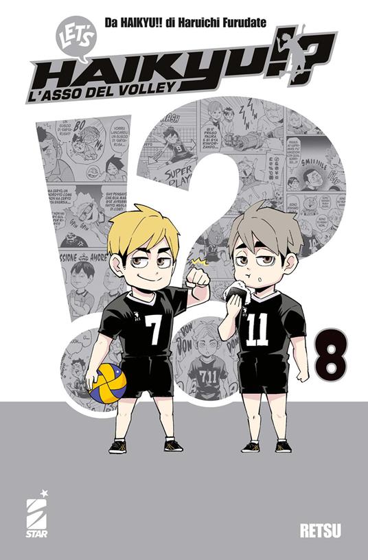 Let's haikyu!? L'asso del volley. Vol. 8 - Haruichi Furudate - copertina