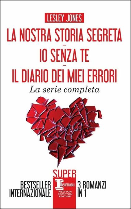 La nostra storia segreta-Io senza te-Il diario miei errori - Lesley Jones - copertina