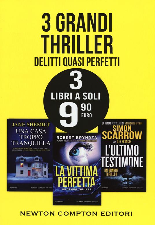 3 grandi thriller. Omicidi in diretta di AA. VV. Newton Compton -  Cartonato - COF - Il Libraio