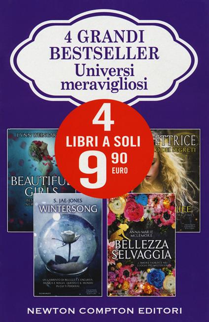 Universi meravigliosi: Beautiful girls-Wintersong-Bellezza selvaggia-La lettrice. Il libro dei segreti - Lynn Weingarten,Anna-Marie McLemore,Traci Chee - copertina