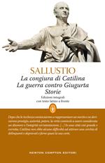 La congiura di Catilina-La guerra contro Giugurta-Storie. Testo latino a fronte. Ediz. integrale