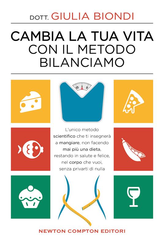 Cambia la tua vita con il metodo Bilanciamo. L'unico metodo scientifico che ti insegnerà a mangiare, non facendo mai più una dieta, restando in salute e felice, nel corpo che vuoi, senza privarti di nulla - Giulia Biondi - copertina