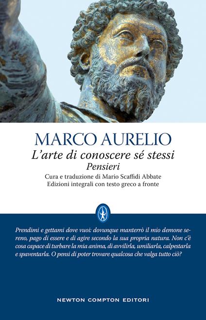 L'arte di conoscere se stessi. Pensieri. Testo greco a fronte - Marco Aurelio - copertina