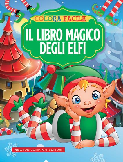 Colora facile. Il libro magico degli elfi - copertina