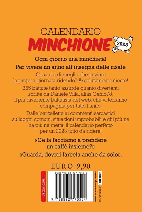 Calendario minchione 2023 - 2