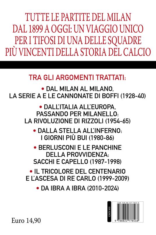 Storia del Milan giorno per giorno. Dal 1899 a oggi il calendario degli  eventi, i campioni e le curiosità della leggenda rossonera - Giuseppe Di  Cera - Libro - Newton Compton Editori -