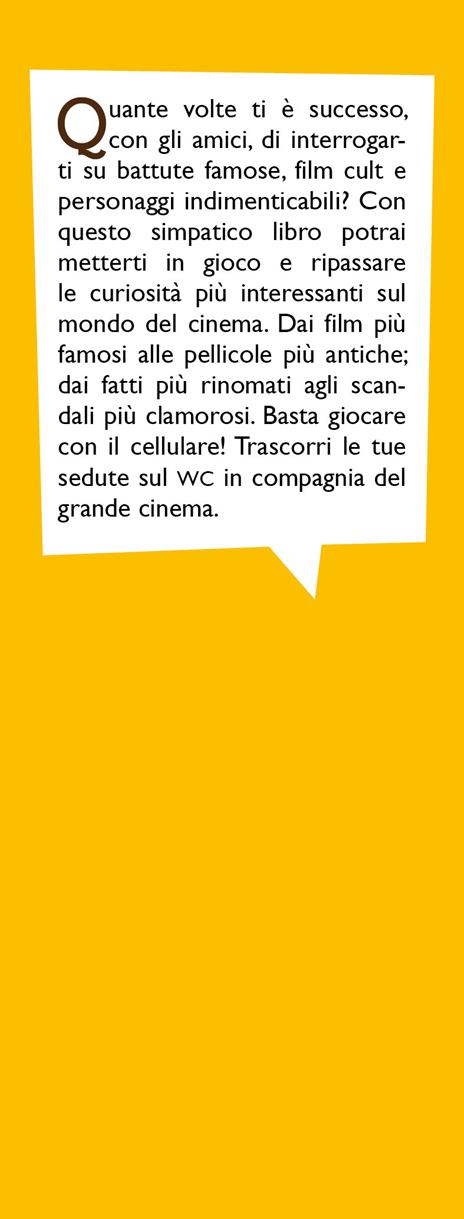 Quiz sul cinema da risolvere mentre fai la cacca - Marco Rentoni - 2