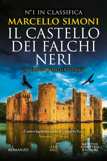 Il castello dei falchi neri - Marcello Simoni - copertina