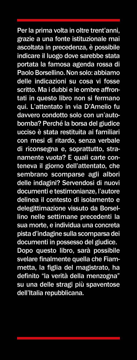 La strage. L'agenda rossa di Paolo Borsellino e i depistaggi di via D'Amelio - Vincenzo Ceruso - 2