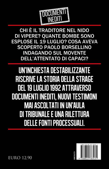 La strage. L'agenda rossa di Paolo Borsellino e i depistaggi di via D'Amelio - Vincenzo Ceruso - 4