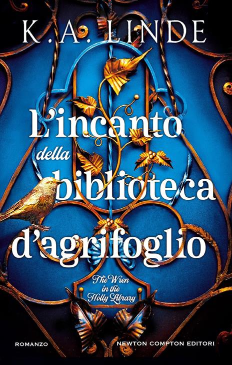 L'incanto della biblioteca d'agrifoglio - K. A. Linde - copertina