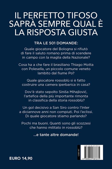 La storia del grande Bologna in 501 domande e risposte - Luca Baccolini - 4