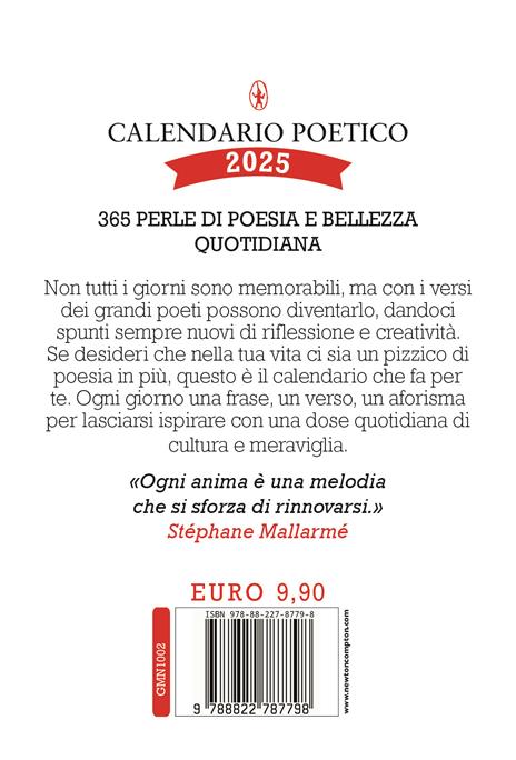 Calendario poetico 2025 - 2