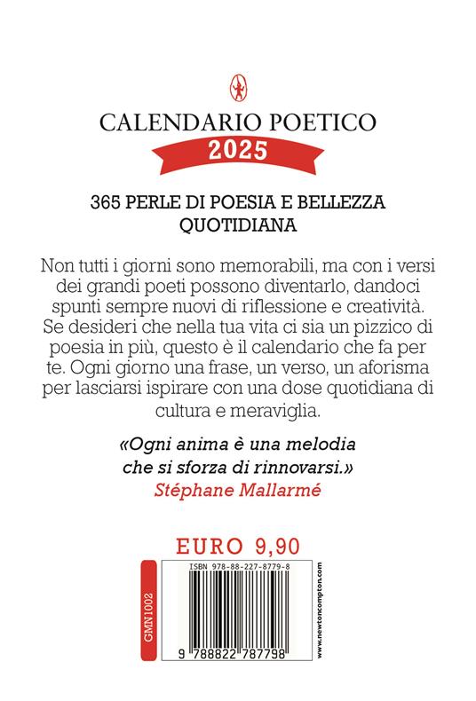 Calendario poetico 2025 - 2