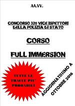 Concorso 320 vice ispettori della polizia di Stato. Corso full immersion