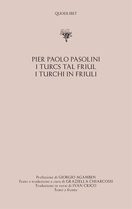 I turcs tal friul-I turchi in Friuli - Pier Paolo Pasolini - copertina