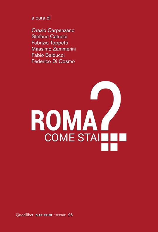 Roma come stai? - copertina