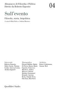 Image of Almanacco di filosofia e politica. Vol. 4: Sull'evento. Filosofia, storia, biopolitica