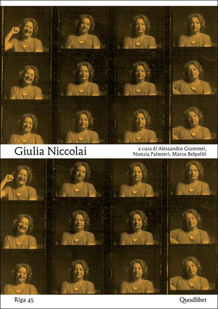Riga 45. Giulia Niccolai - copertina