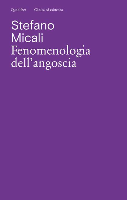 Fenomenologia dell'angoscia - Stefano Micali - copertina