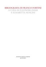 Bibliografia di Franco Fortini