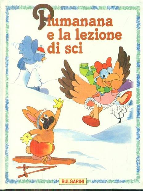 Piumanana e la lezione di sci - copertina