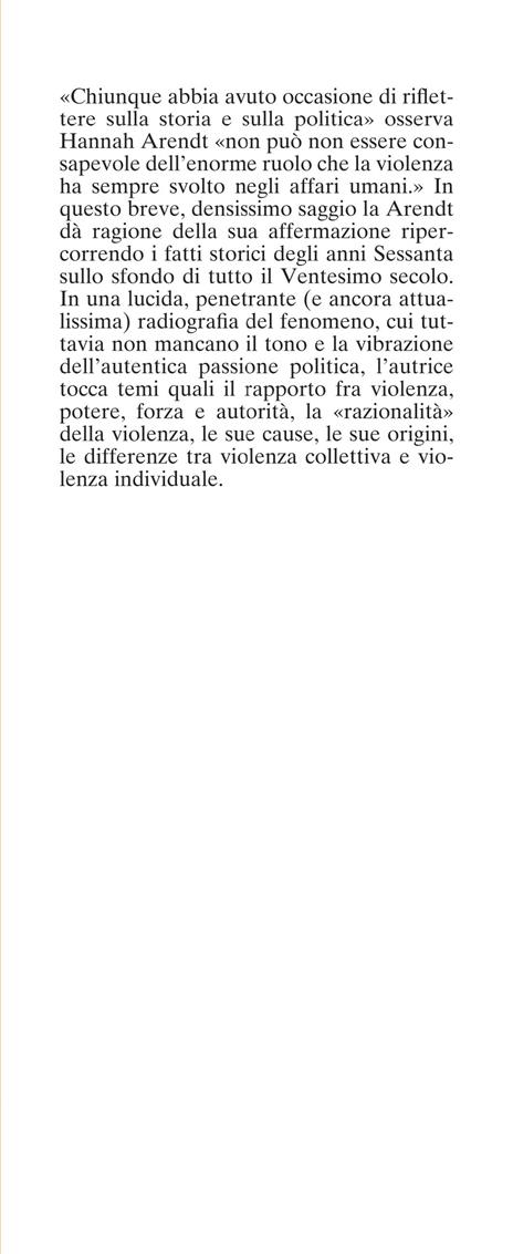 Sulla violenza - Hannah Arendt - 2