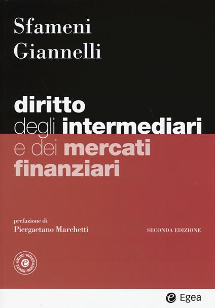 Diritto degli intermediari e dei mercati finanziari - Paolo Sfameni,Andrea Giannelli - copertina