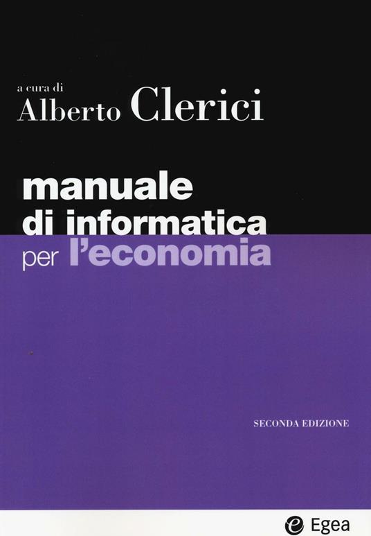 Manuale di informatica per l'economia - copertina