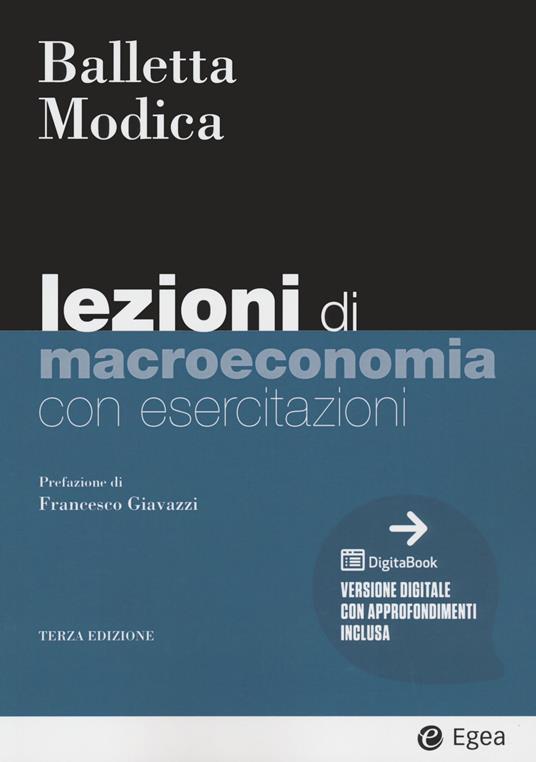 Lezioni di macroeconomia. Con esercitazioni - Luigi Balletta,Salvatore Modica - copertina