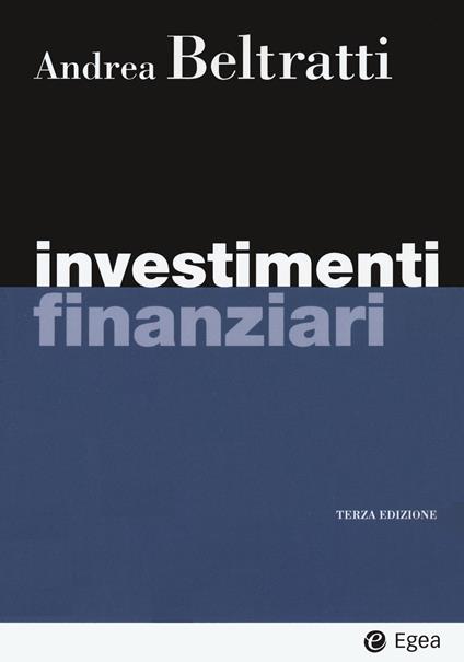 Investimenti finanziari - Andrea Beltratti - copertina