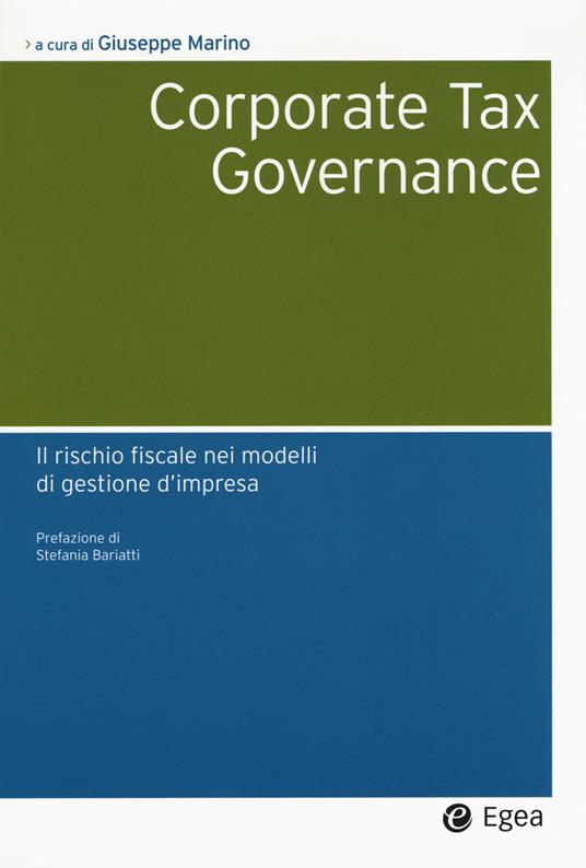 Corporate tax governance. Il rischio fiscale nei modelli di gestione d'impresa - copertina