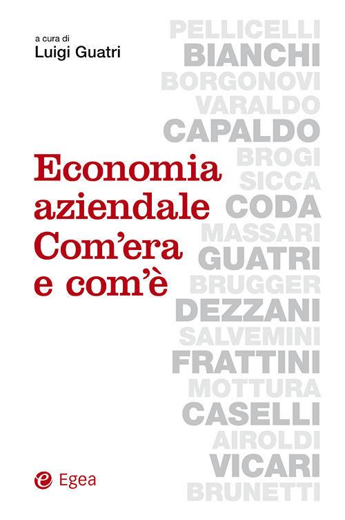 Economia aziendale. Com'era e com'è - copertina