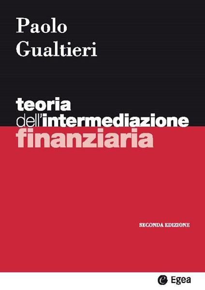 Teoria dell'intermediazione finanziaria - Paolo Gualtieri - copertina