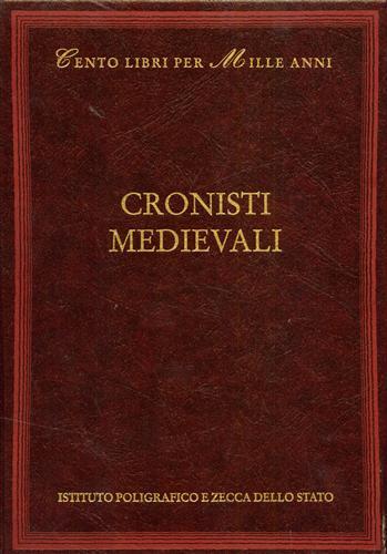 Cronisti medievali - Giuseppe E. Sansone - copertina