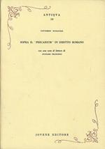 Sopra il «precarium» in diritto romano