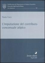 L' imputazione del contributo concorsuale atipico