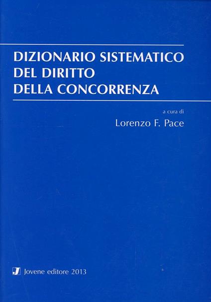 Dizionario sistematico del diritto della concorrenza - copertina