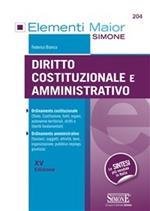 Diritto costituzionale e amministrativo