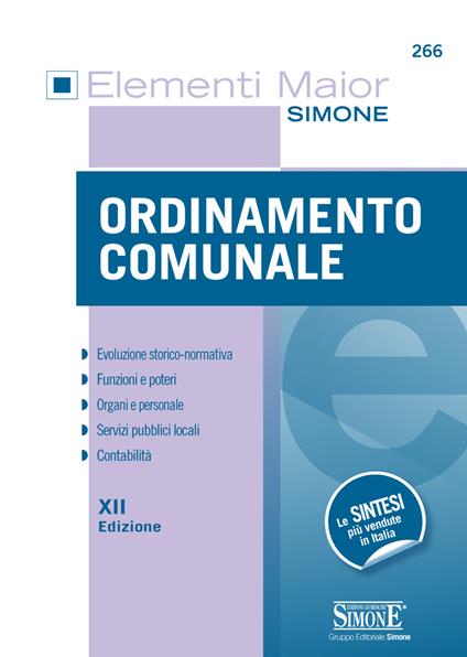 Ordinamento comunale - Redazioni Edizioni Simone - ebook